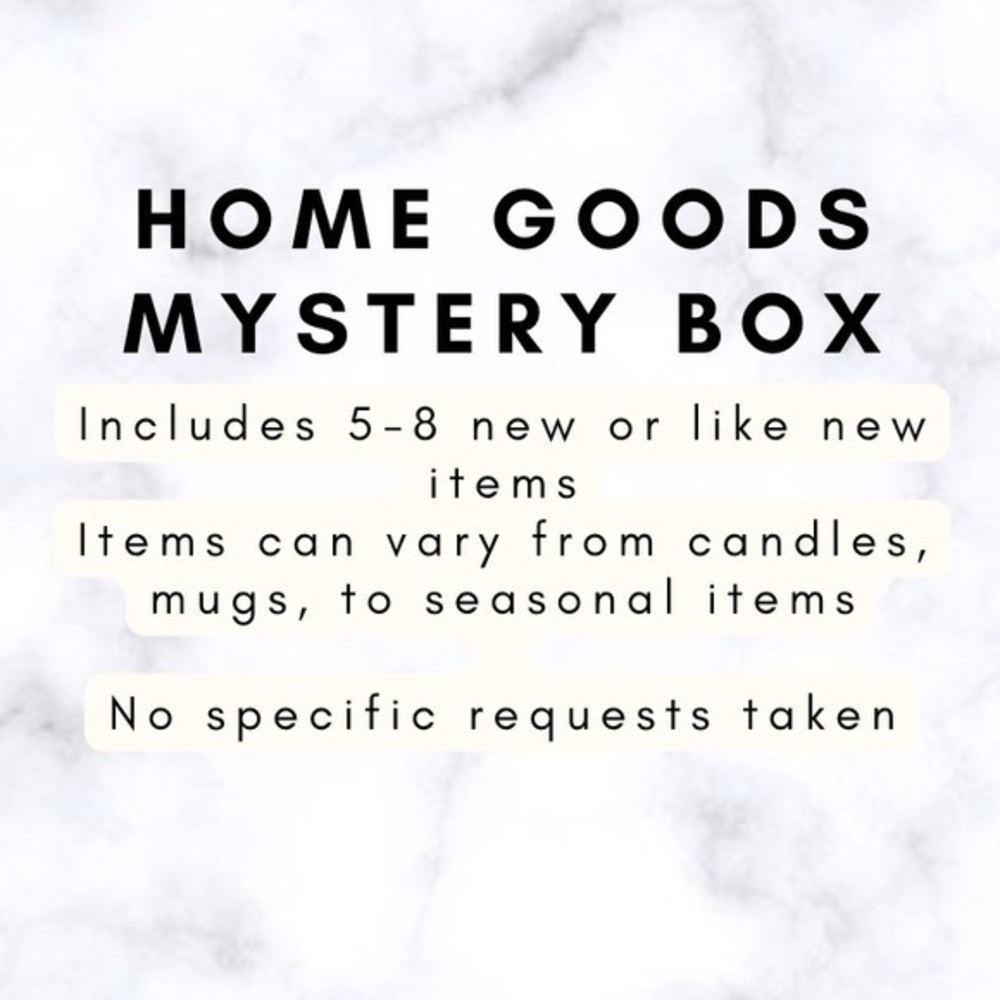 Home Goods Mystery Box